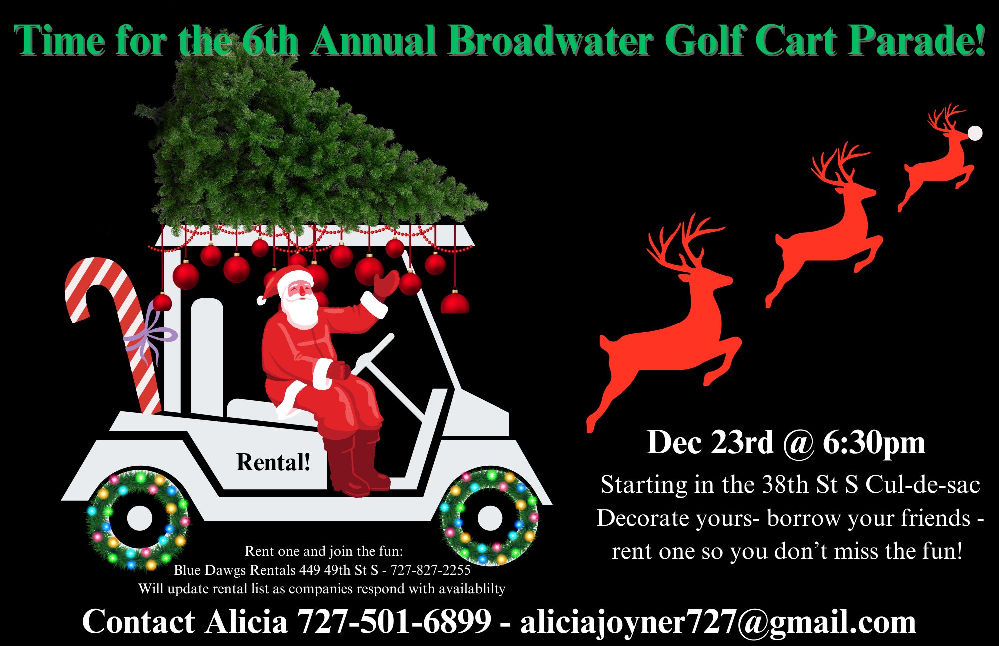 6th Annual Broadwater Golf Cart Parade